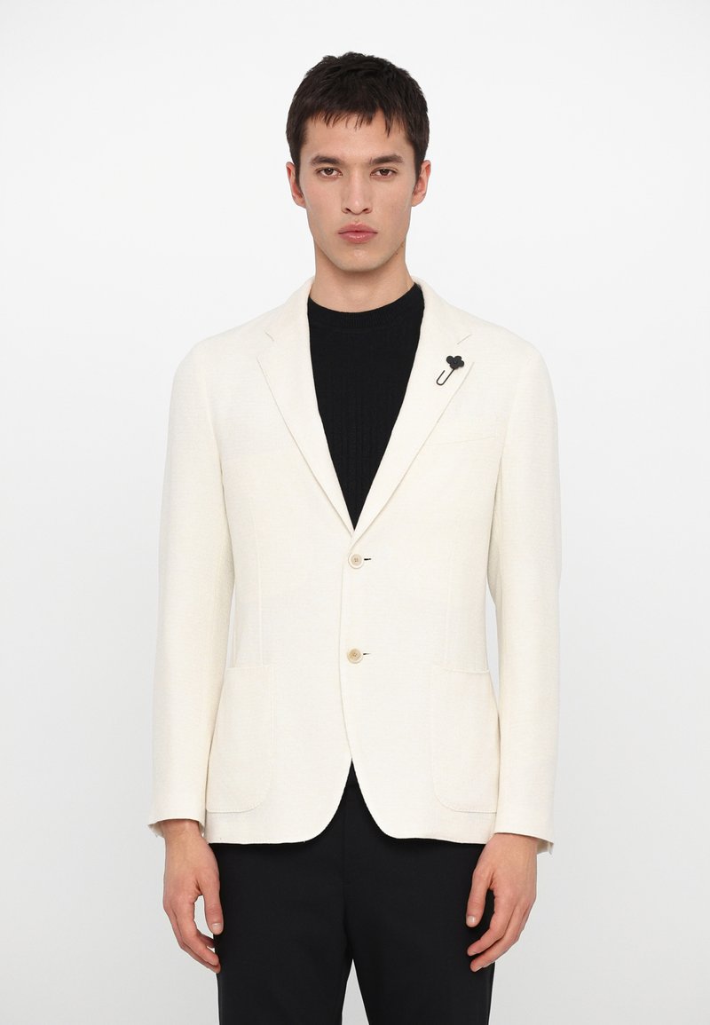 LARDINI - GIACCA UOMO - Blazer jacket - off white, Enlarge