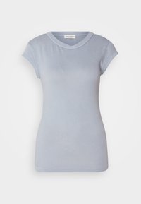 Marc O'Polo SHORT SLEEVE ROUND NECK - T-Shirt basic - nordic sea ...