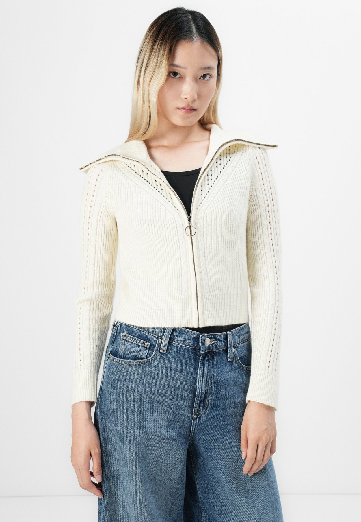 ONLLISELOTTE ZIP CARDIGAN