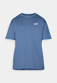 RELAXED SMALL LOGO TEE - Jednoduché tričko - dark indigo
