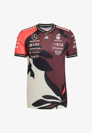 adidas Performance AMG PETRONAS FORMULA ONE DRIVER AUTHENTIC - Sportska majica - aurora ruby turbo off white