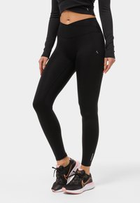 Carpatree CROSSOVER HIGHWAIST  - Punčochy - black