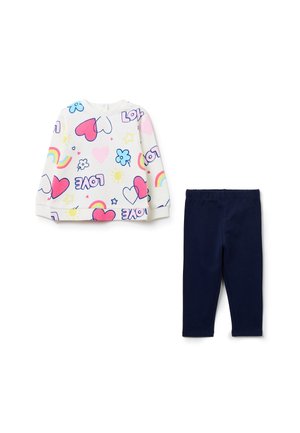 FRENCH TERRY SET  - Sweater - blue white
