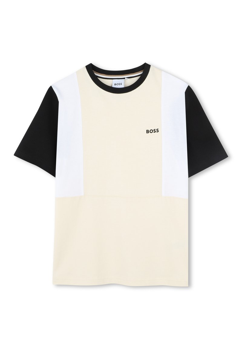 BOSS Kidswear - SHORT SLEEVES TEE - T-Shirt print - sand, Vergrößern