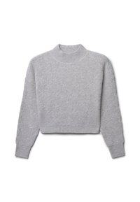 CON TRECCE - Maglione - beige melange