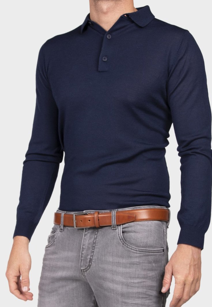 Herren Gürtel klassisch | MICHAELIS Gürtel cognac - KB99801 Herren Gürtel klassisch | MICHAELIS Gürtel cognac - KB99801