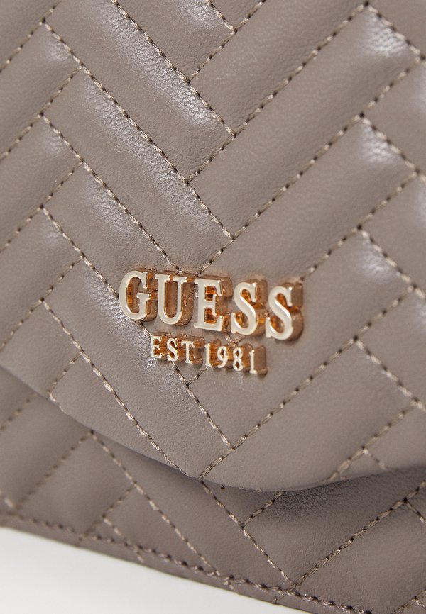 ANNING CONVERTIBLE XBODY FLAP - Cross body bag - dark taupe2