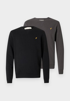 2 PACK - Sweatshirt - black/grey