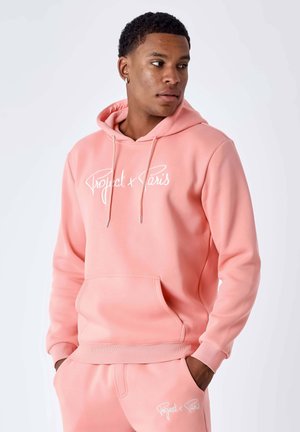 SIGNATURE - Felpa con cappuccio - abricot   blanc cassé