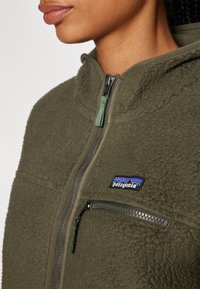 Patagonia RETRO HOODY - Flīsa jaka - pine needle green