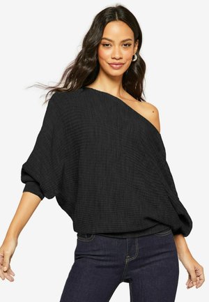 Friends Like These BATWING OFF THE SHOULDER - Svetr - black
