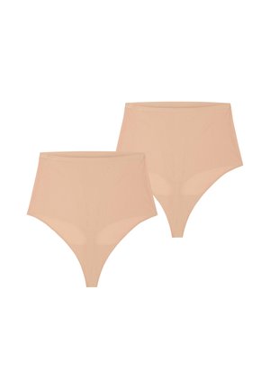 Høj talje, nude trusser lavet af blødt, glat stof. Har et sømløst design og et minimalistisk look med et klassisk snit.