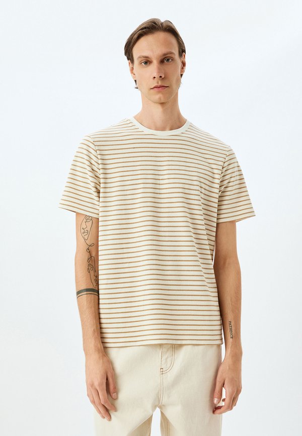 T-Shirt print - beige