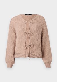 VMALOA BOW CARDIGAN - Strickjacke - silver mink