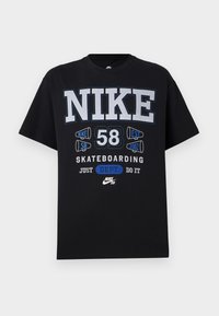 TEE ATHLETICS - Camiseta estampada - black