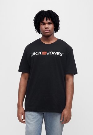 Jack & Jones, JJECORP LOGO TEE CREW NECK  - Print T-shirt - black