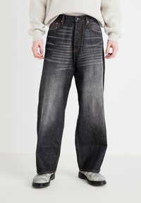 Weekday ASTRO LOOSE BAGGY - Baggy jeans - ash black