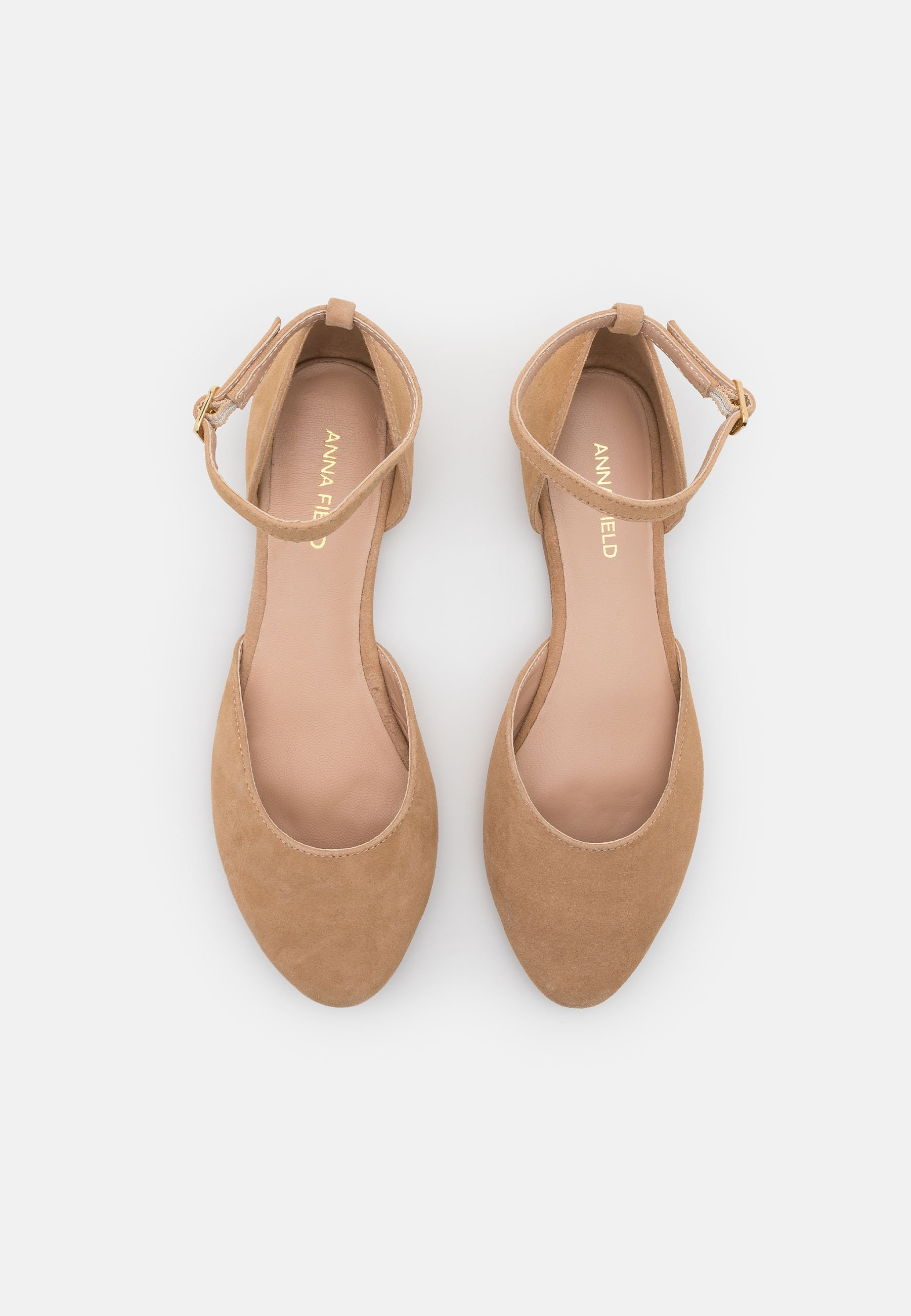 wide ankle strap flats