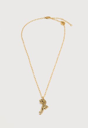 TIGER SHAPE PENDANT NECKLACE UNISEX - Collier - gold-coloured
