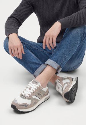 Replay, BULLET UNION UNISEX - Sneakers laag - white taupe