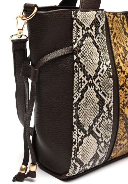 Borsa media Cioccolato Nappa MAJO - Borse medie