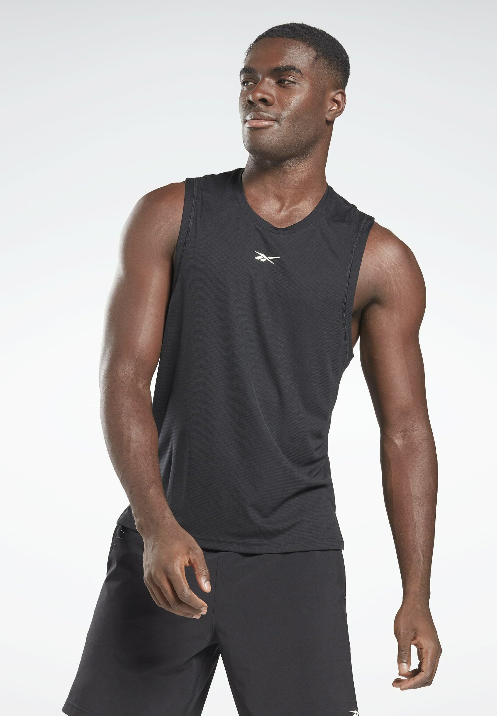 Reebok SPEED - Top - black - Zalando.co.uk