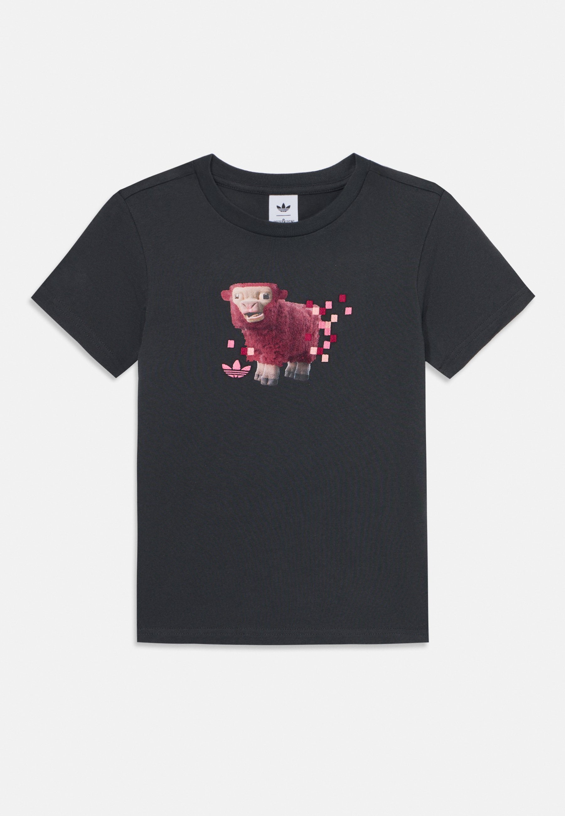 送込*adidas×MINECRAFT*ミクストメディアバックプリントTシャツ adidas Originals × Minecraft Tシャツ&ショーツセットアップ