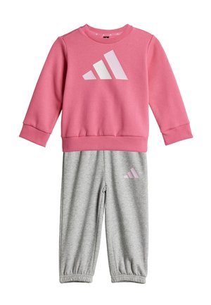 ESSENTIALS JOGGER SET - Tuta - pink fusion   clear pink   white