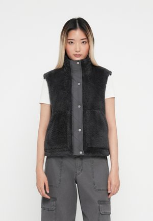 ONLBARI LIFE - Bodywarmer - blackened pearl
