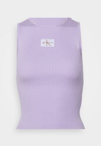 LABEL TANK - Tops - pastel lilac