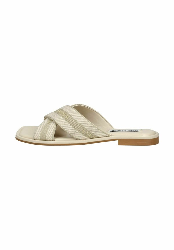 Pantolette flach - bone