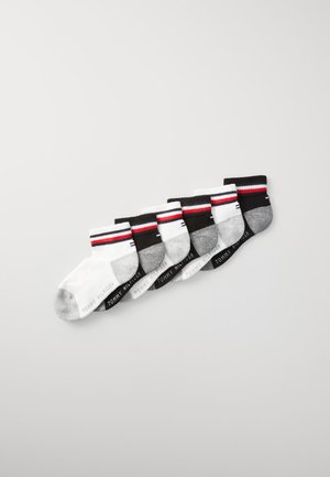 KIDS ICONIC QUARTER UNISEX 6 PACK - Sokken - black/white