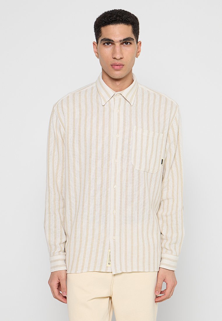 Woodbird Overhemd zandkleur Woodbird Overhemd zandkleur