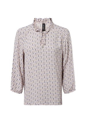 Bluse - beige mehrfarbig