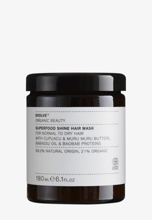 Evolve Organic Beauty SUPERFOOD SHINE HAIR MASK - Hårkur - brown