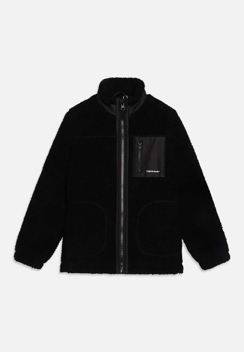 Jack & Jones Junior JORVESTERBRO - Jakna od flisa - black