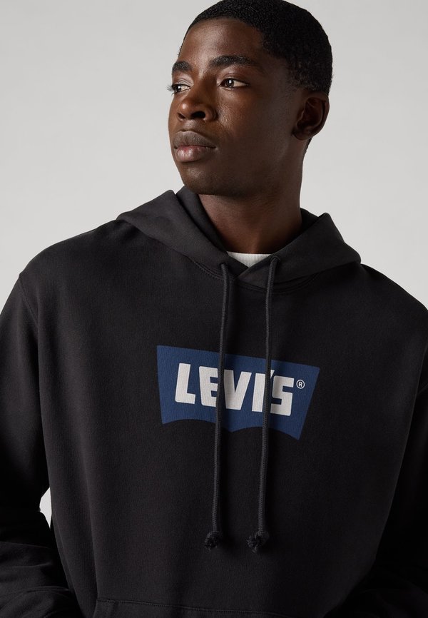 GRAPHIC HOODIE - Sweatshirt - vtg bw logo three caviar2