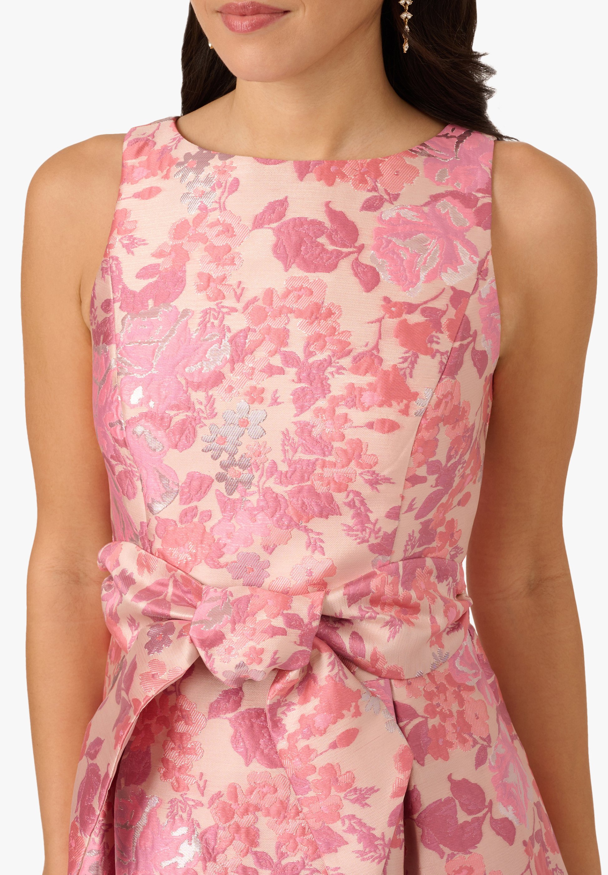 【海外限定】AdriannaPapell ドレス☆Pink Sleeveless Tie Front Adrianna Papell SLEEVELESS TIE FRONT - Cocktail dress