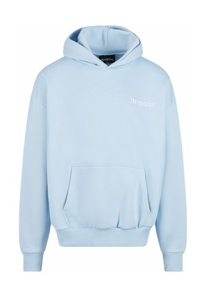 Dropsize HEAVY EMBO  - Pulover s kapuco - babyblue