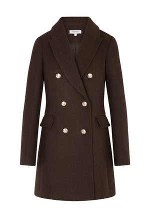 Morgan, MORGAN MORGAN MI-LENGTH COAT WITH BUTTONS - Manteau classique - marron foncé