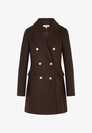 Morgan, MORGAN MORGAN MI-LENGTH COAT WITH BUTTONS - Manteau classique - marron foncé