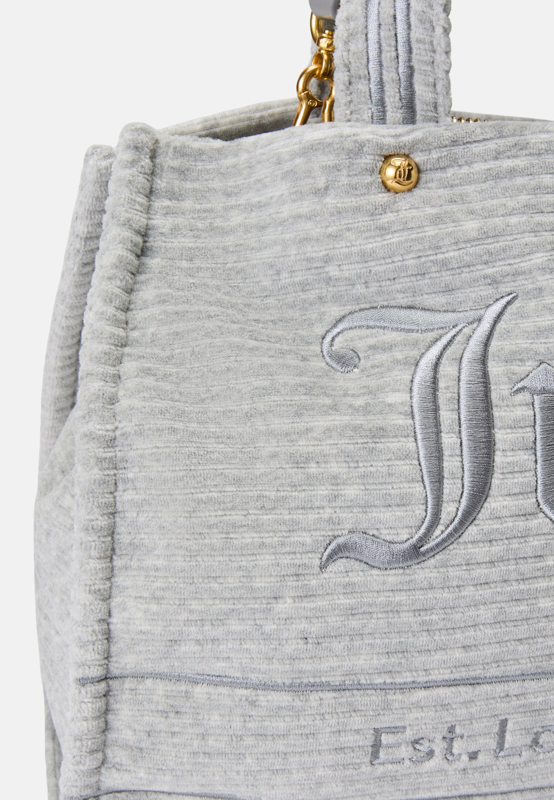 JUICY COUTURE グレーハンドバッグ Juicy Couture JASMINE SMALL HOBO - Handbag - puritan gray/grey