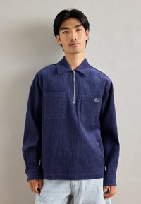 Scotch & Soda ZIP SHIRT - Shirt - peacoat