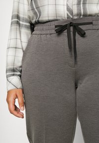 MY TRUE ME TOM TAILOR PANTS WITH ELASTIC WAIST - Tygbyxor - asphalt grey melange