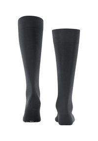 FALKE LUFTHANSA ENERGIZING COTTON - Knee high socks - anthracite