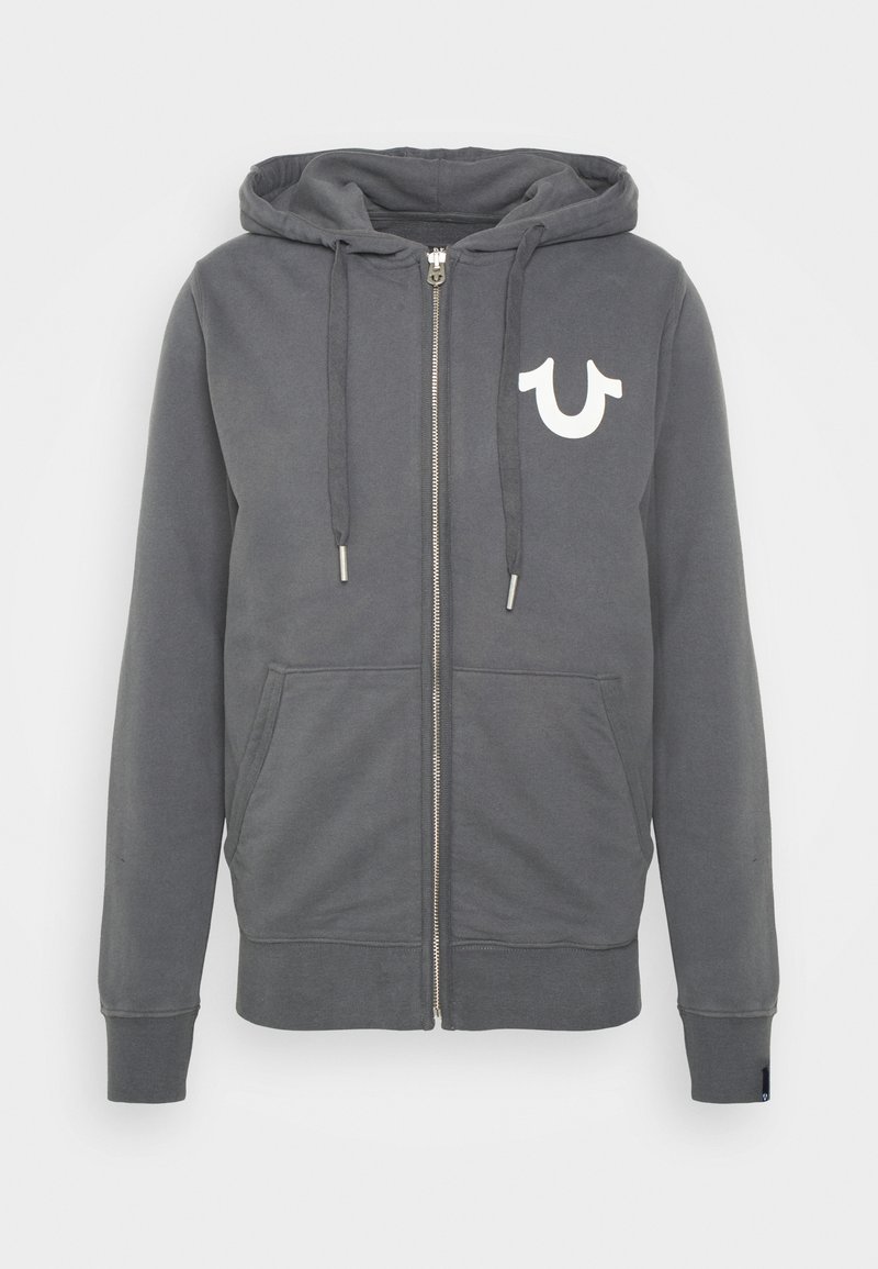 True Religion ZIP HOODED JACKET BIG HORSESHOE Zipup sweatshirt