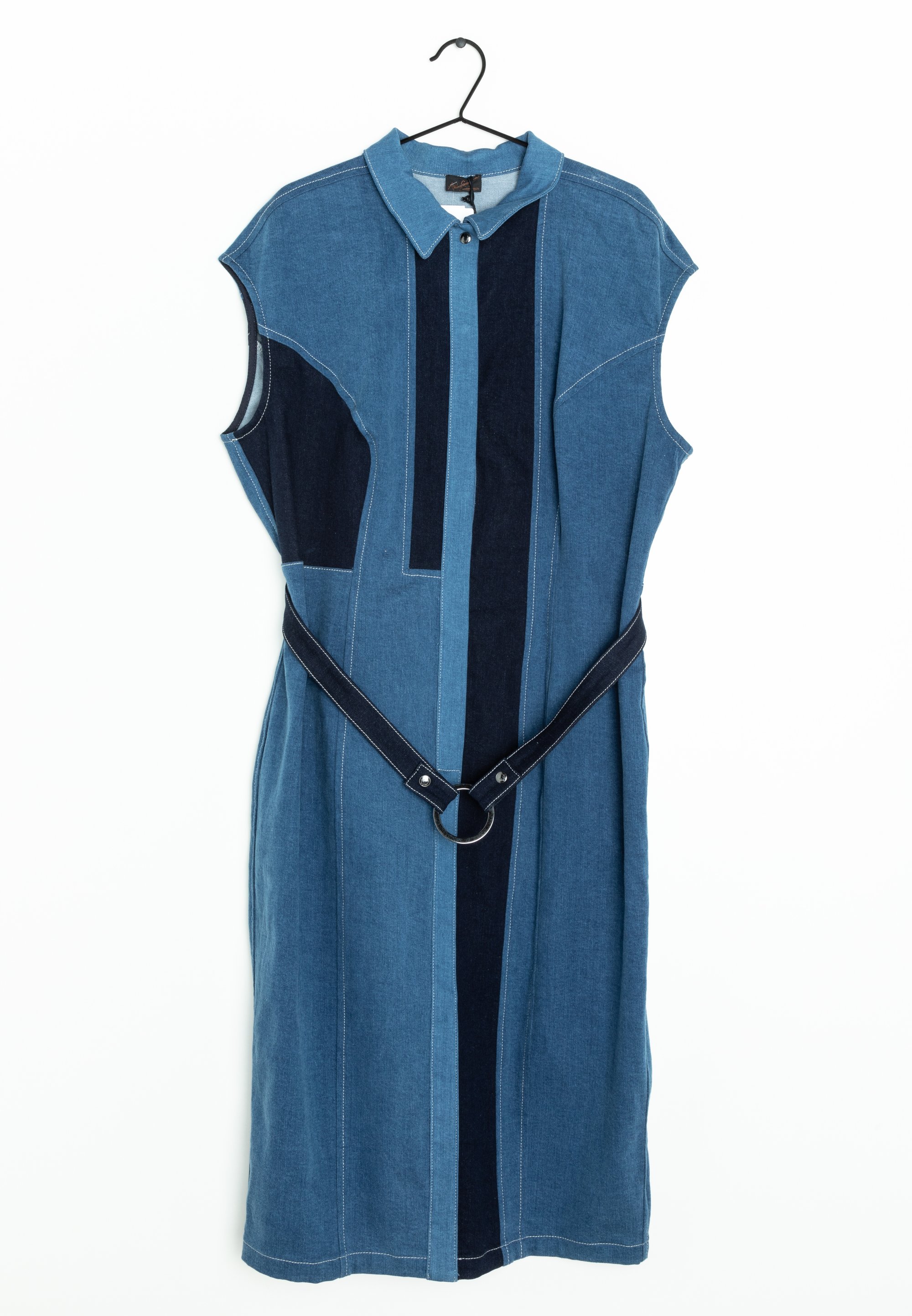 ashley graham denim dress Ashley Graham x Marina Rinaldi Denim dress - blue - (Pre-owned)