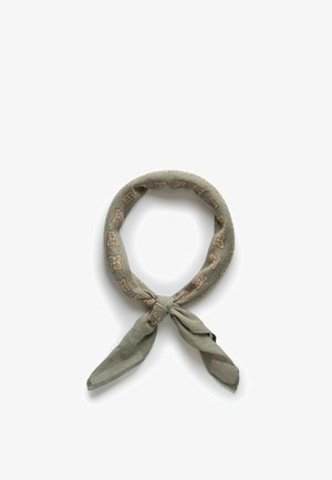 John Henric, LIGHT BLUE BANDANA GEOMETRIC - Fulardi - green
