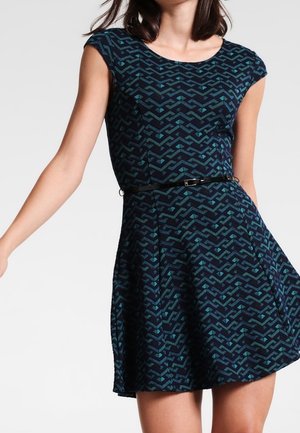 Košilové šaty - teal