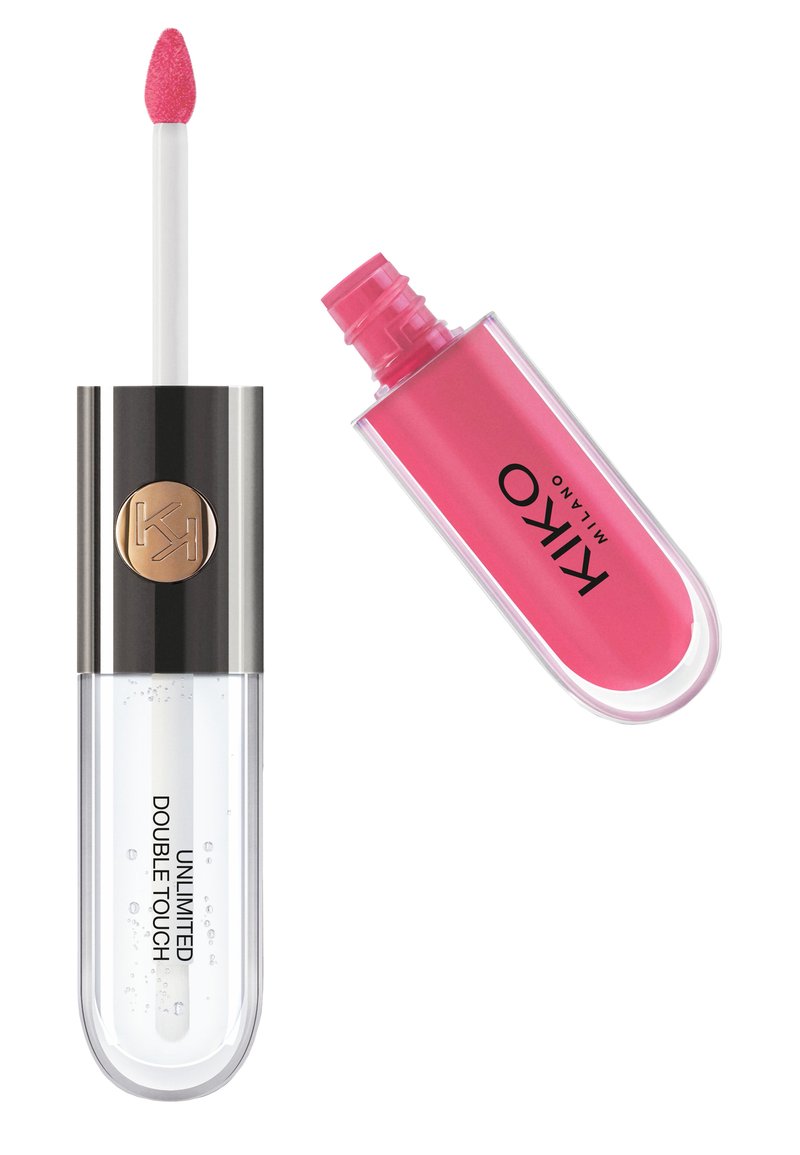 KIKO Milano UNLIMITED DOUBLE TOUCH Flüssiger Lippenstift 111 satin pink camellia/pink